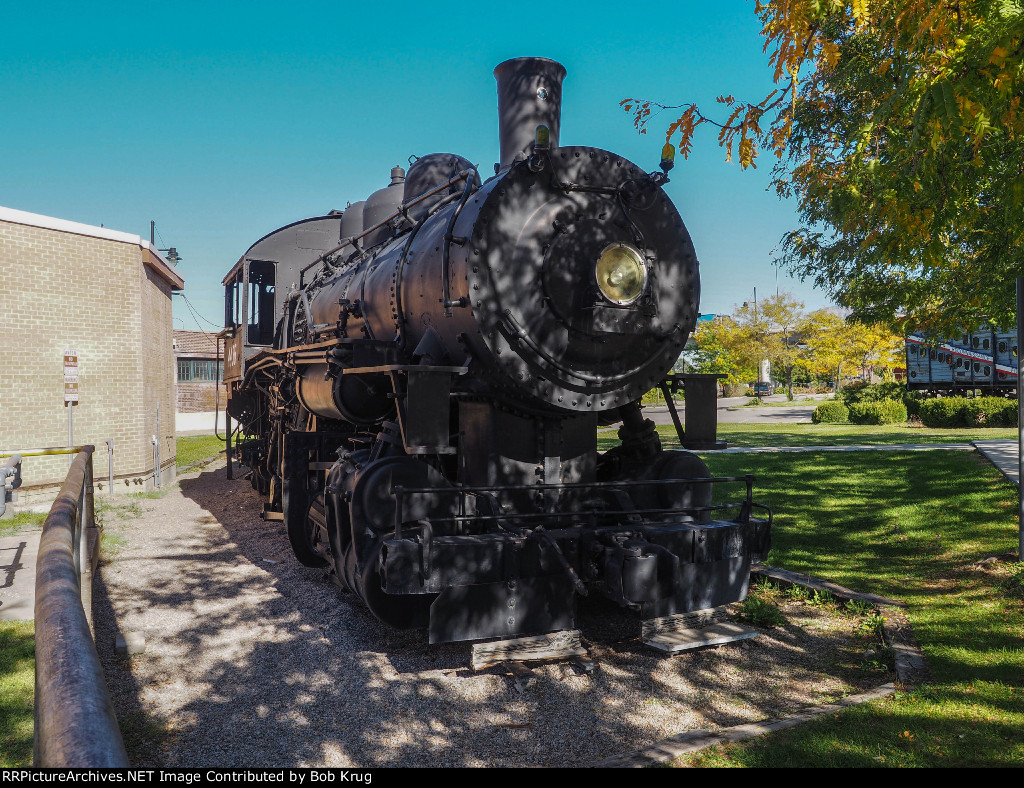 UP 4436 on static display at Ogden Union Station